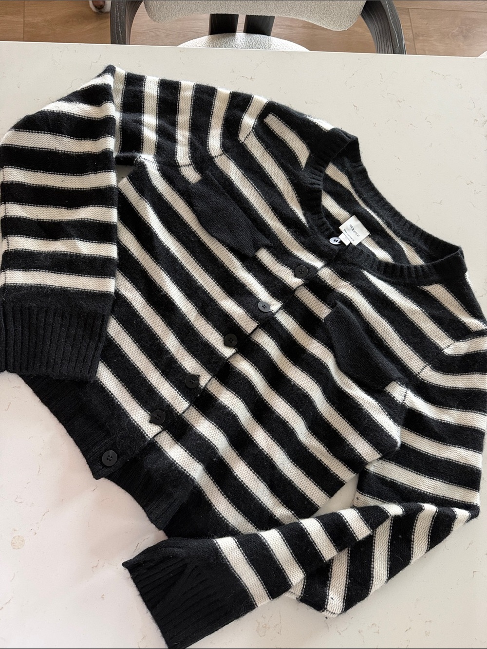 Maeve 100% Cashmere Cropped Cardigan